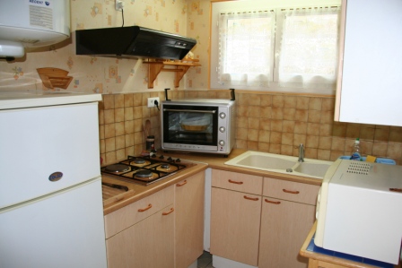 La cuisine du gîte "La Cabaliros"