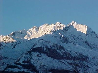 Vue sur le Gabizos depuis le gîte