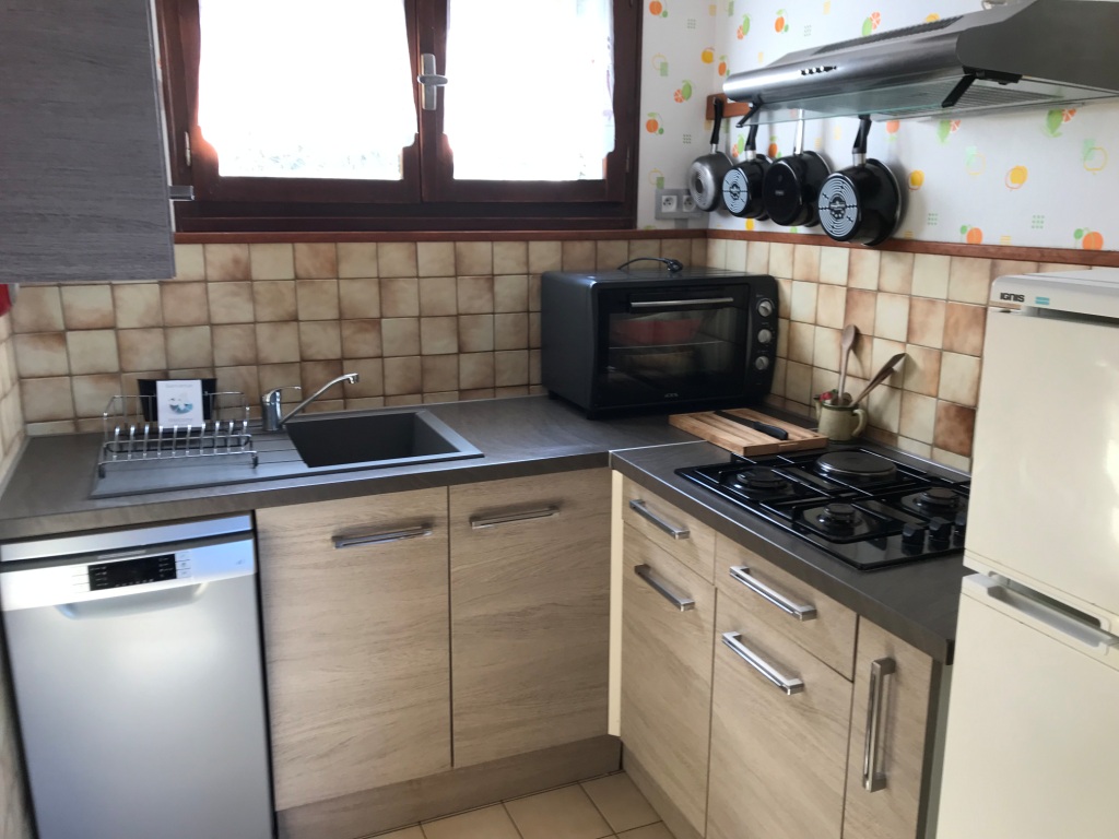 Léspace cuisine du gîte "Le Nerbiou"