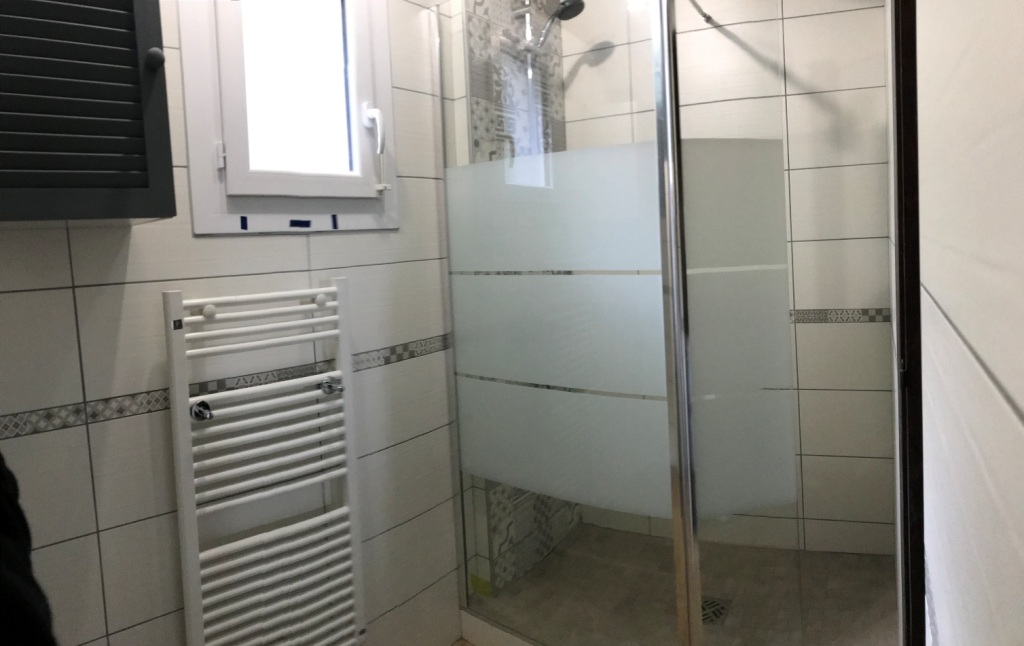 La salle de bain du gîte "Le Viscos"